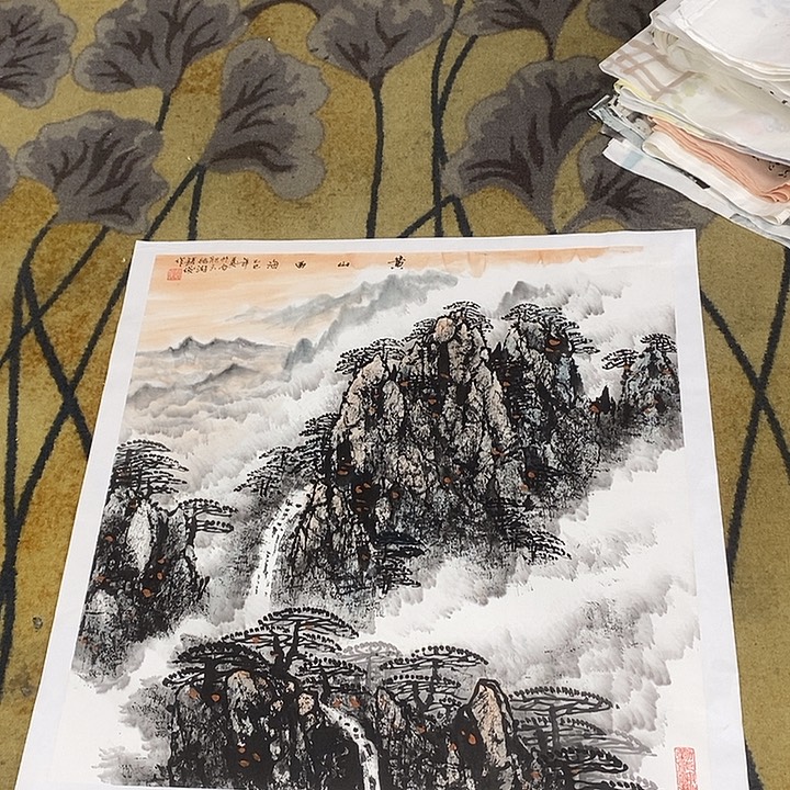 碧***青国画68/68赵俊手绘拖心