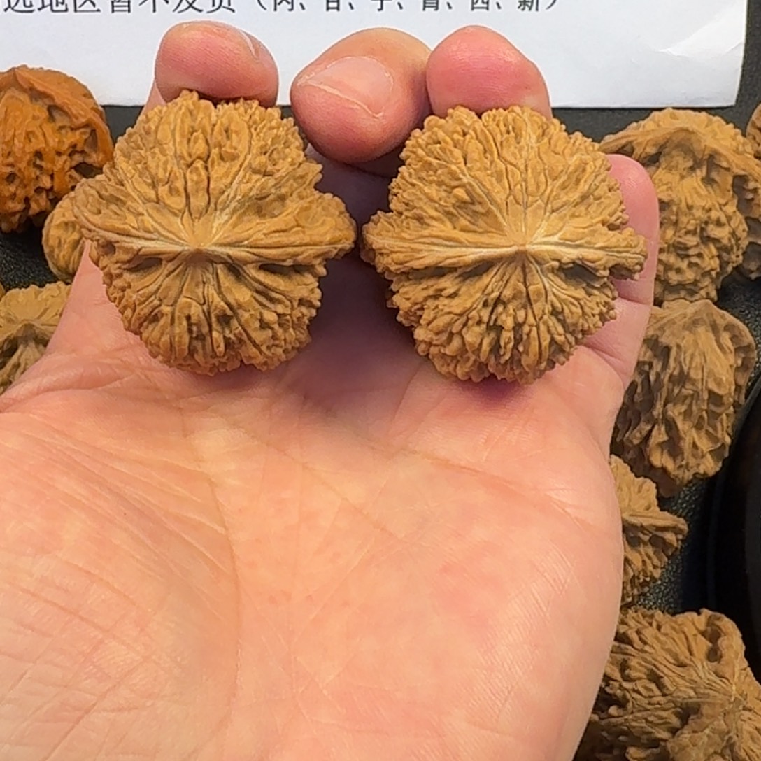 卧***荣吊坠文玩核桃137狮子头