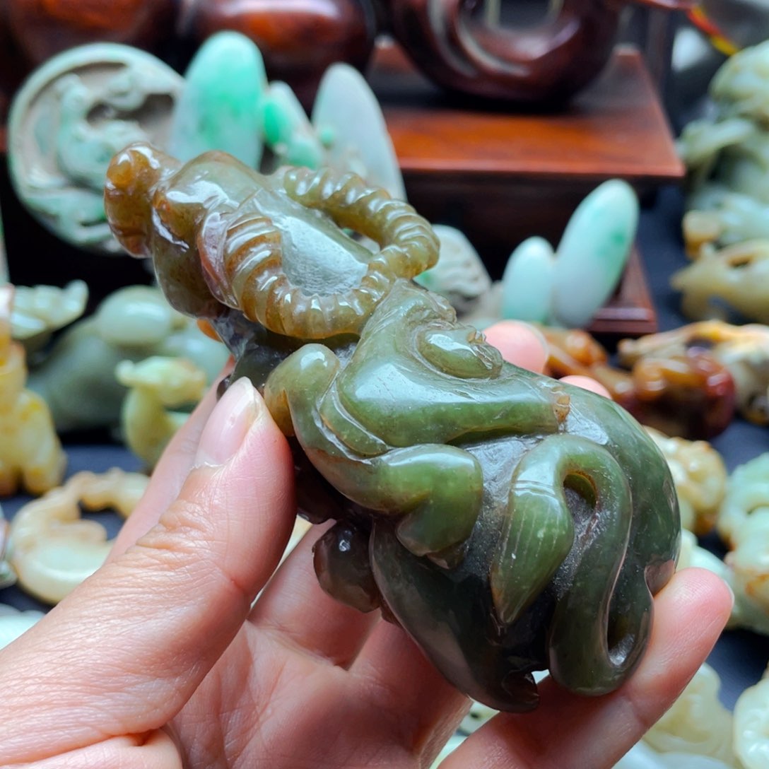 吊坠白玉菩提摆件