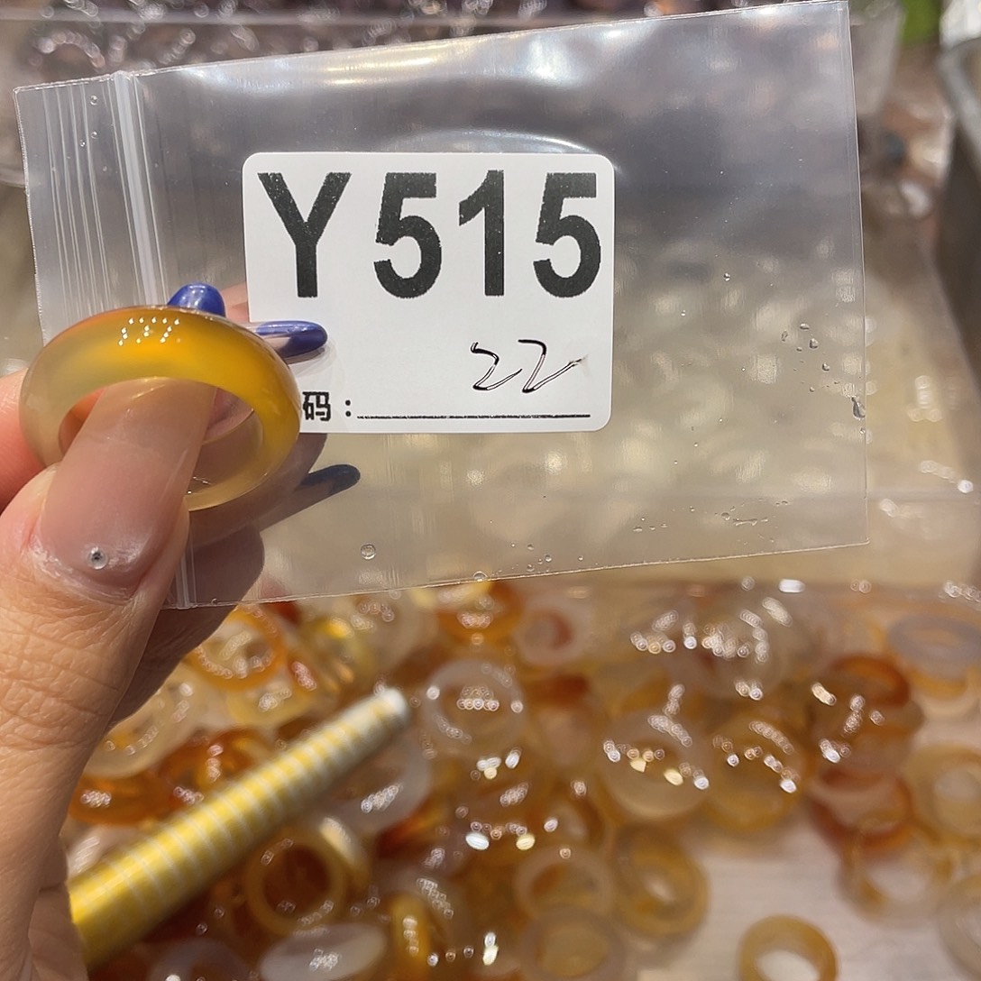 玛瑙/玉髓未镶嵌戒指515