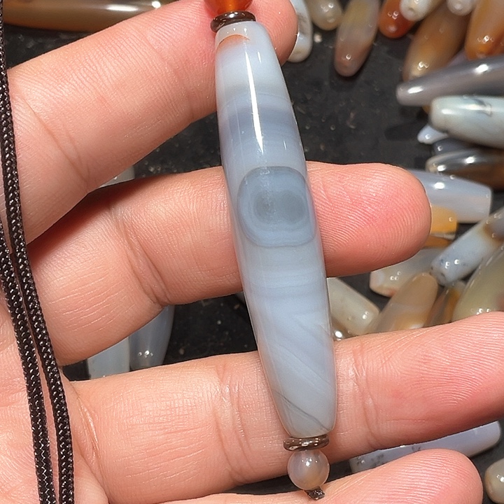 玛瑙/玉髓未镶嵌吊坠(不含链)