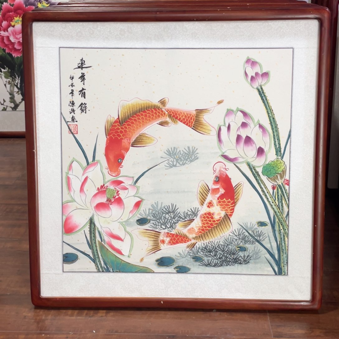 国画带框尺寸63*63厘米