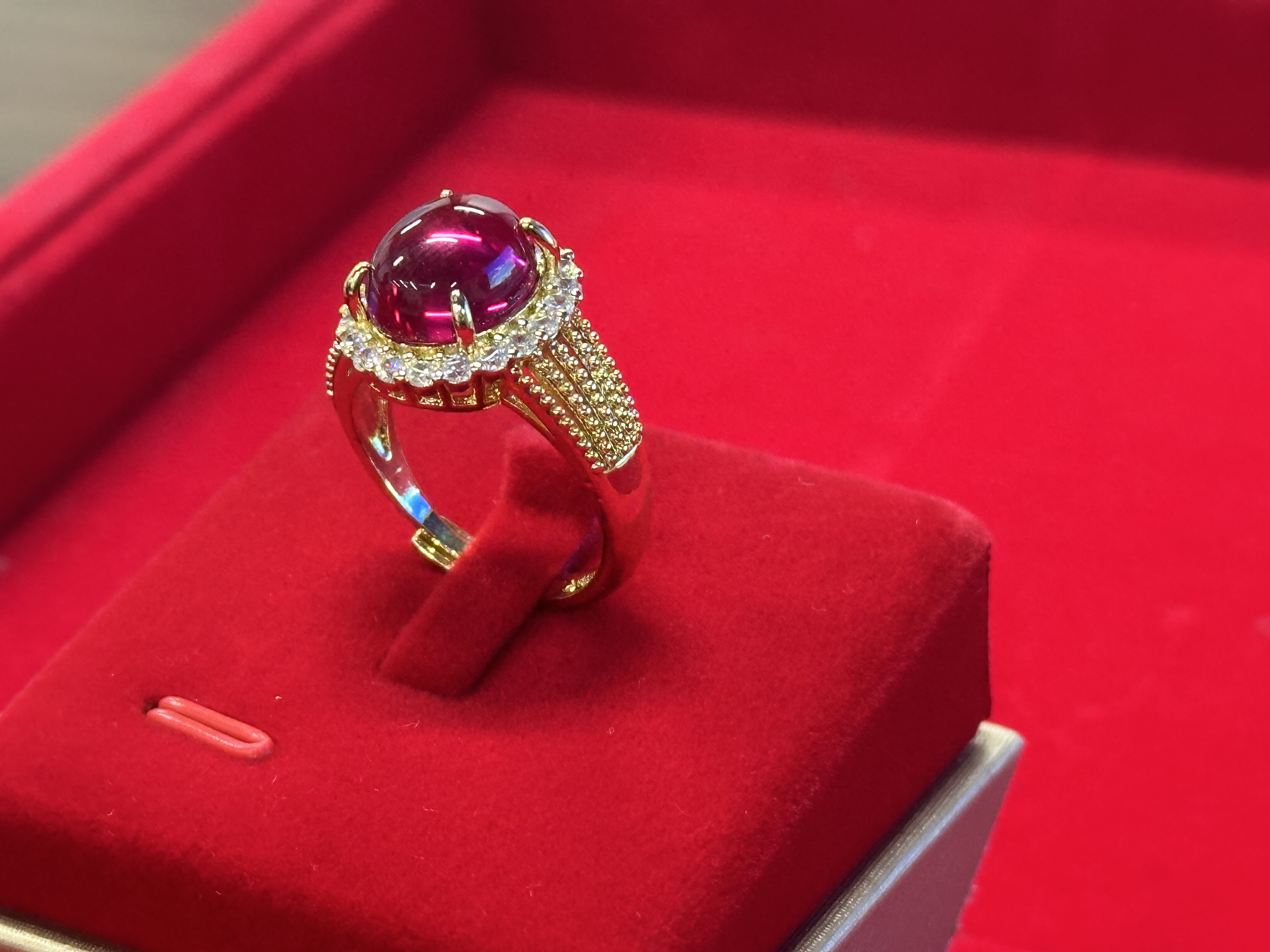 【直播专属】玛瑙合金镶嵌女款戒指