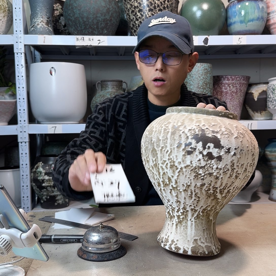 15@29  瑕疵 捡漏紫砂花盆尺寸