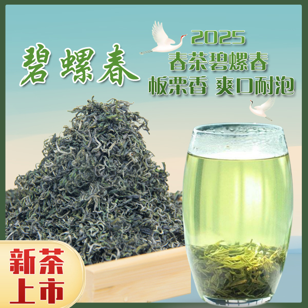 【碧螺春】2025春茶碧螺春  板栗香 味浓 清新醇厚