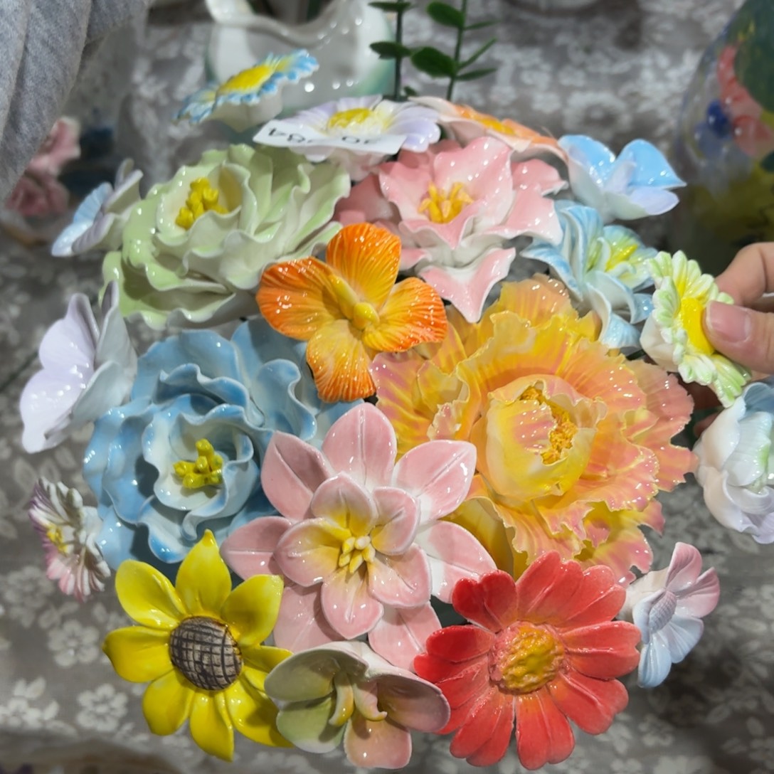 3084 陶瓷花满20发爱退拉黑