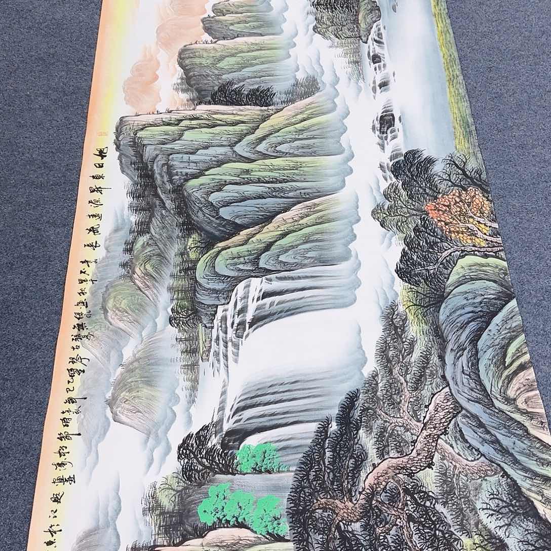 国画作品小姐姐放漏中