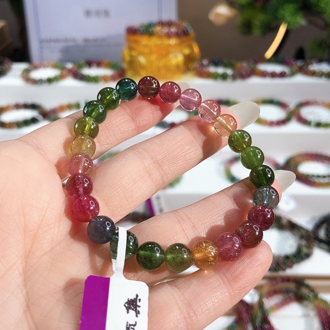 手链未镶嵌碧玺G2445素圈颜色微差