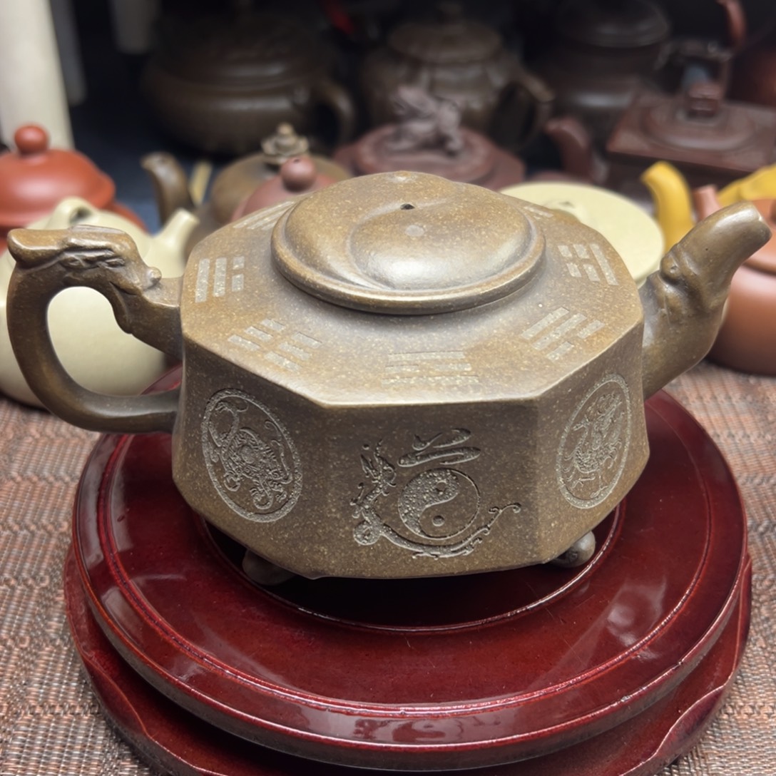 紫砂茶壶宜兴原矿紫砂壶400毫升容量