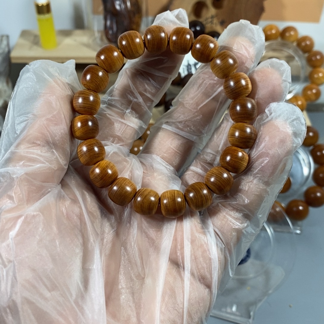 手串/手链柏木（崖柏）11×12太行陈化崖柏手串红油