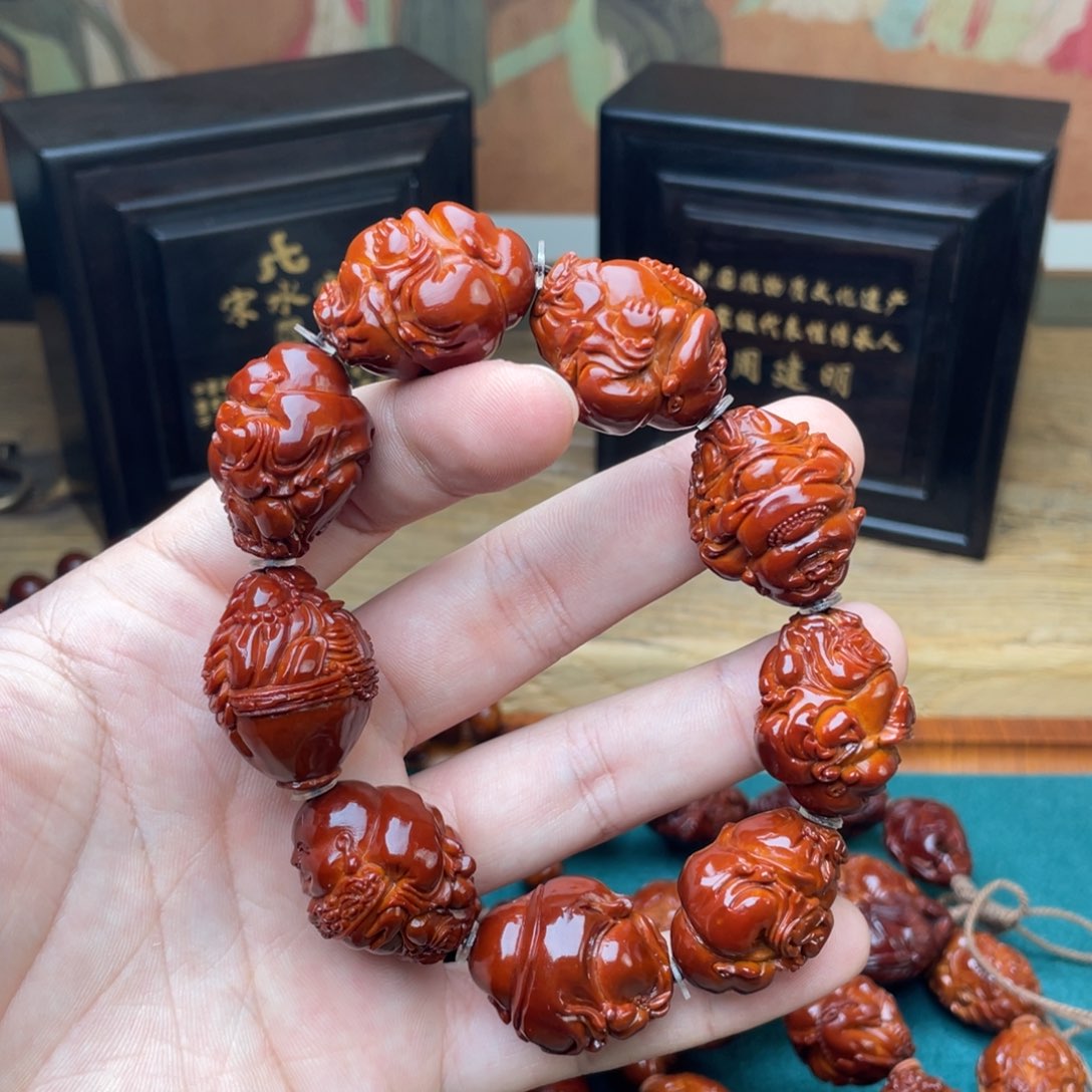 橄榄核手串嘎**斯2.4弥勒表弟回血