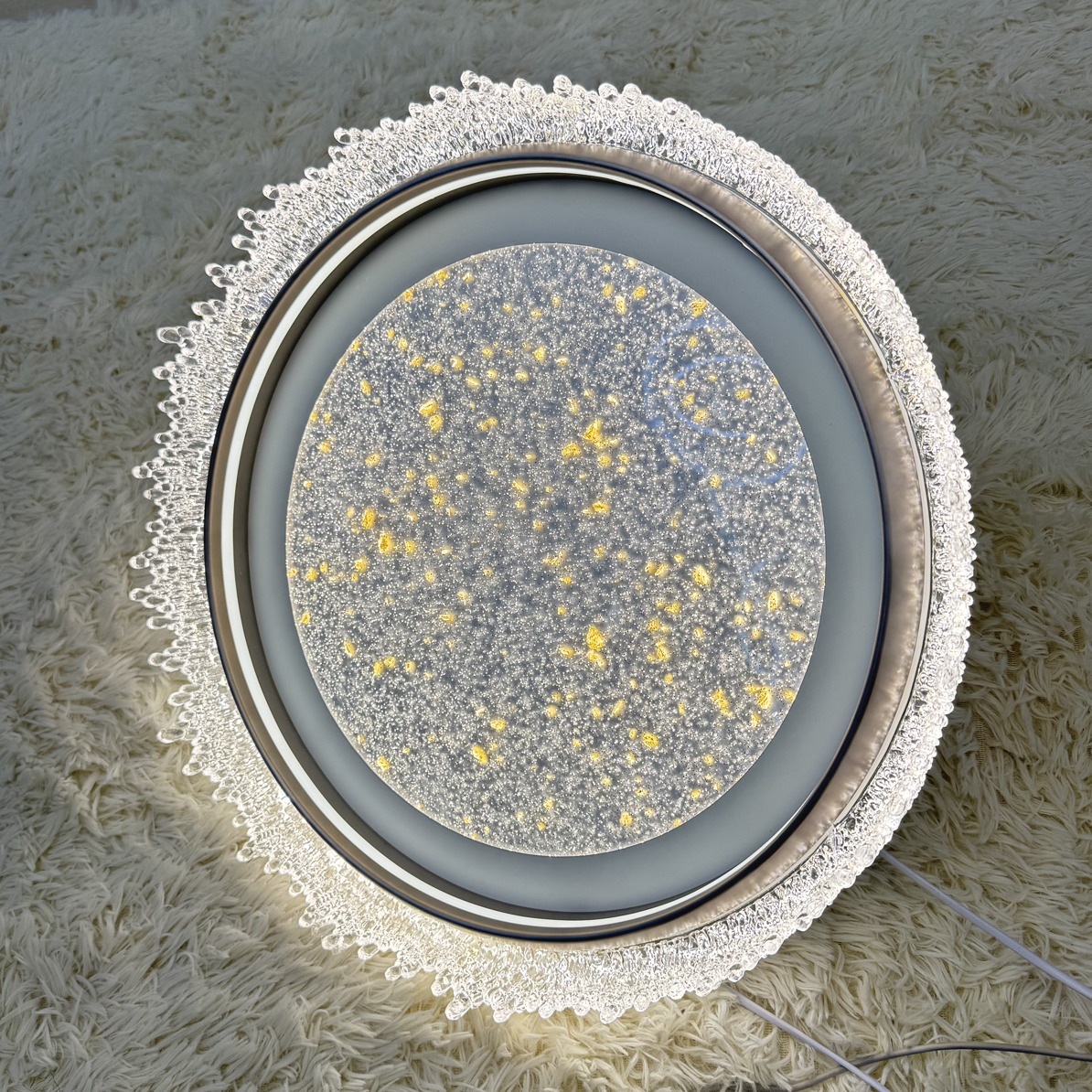 2025中山新款简约卧室餐厅房间吸顶灯家用圆形灯饰