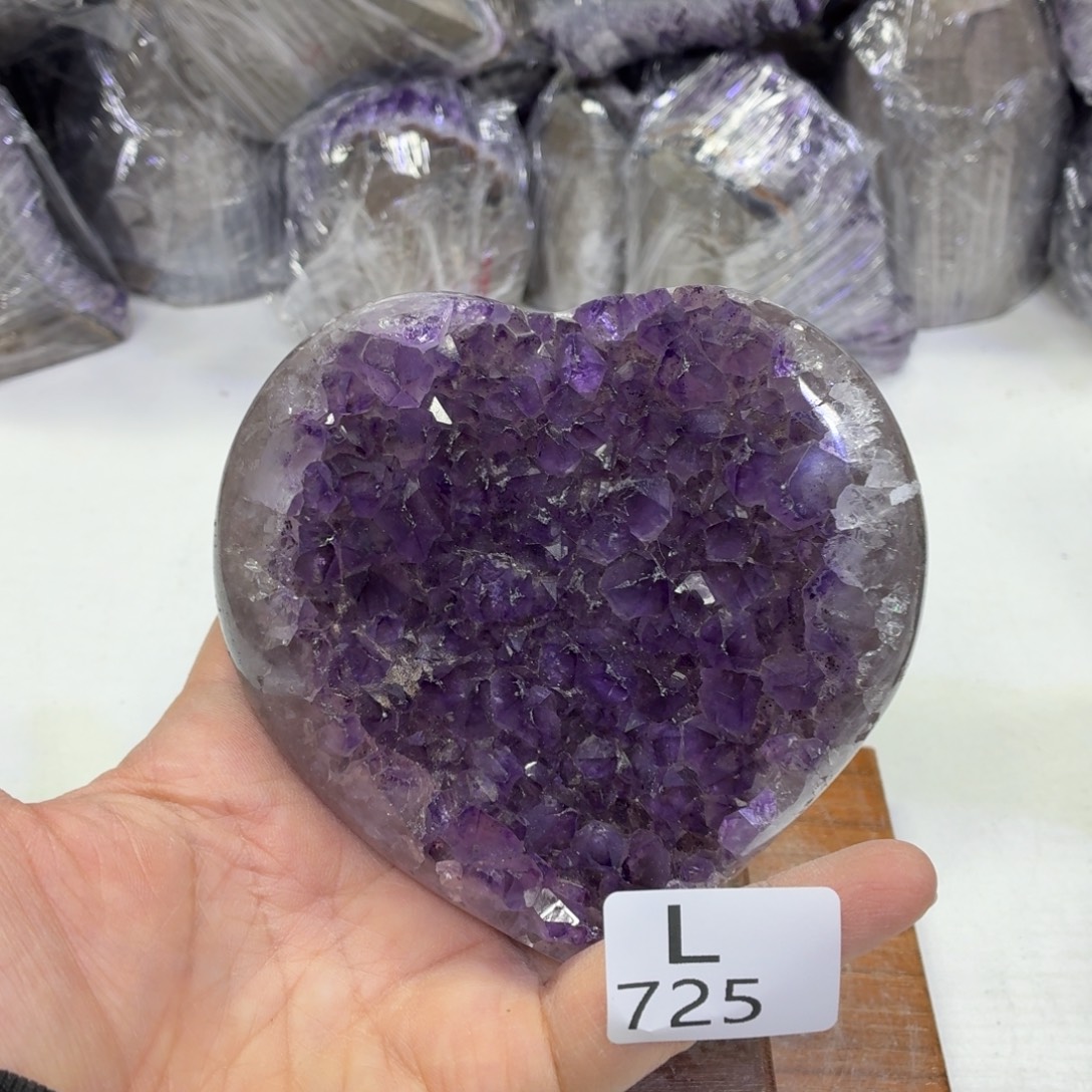 未镶嵌摆件水晶天然紫水晶