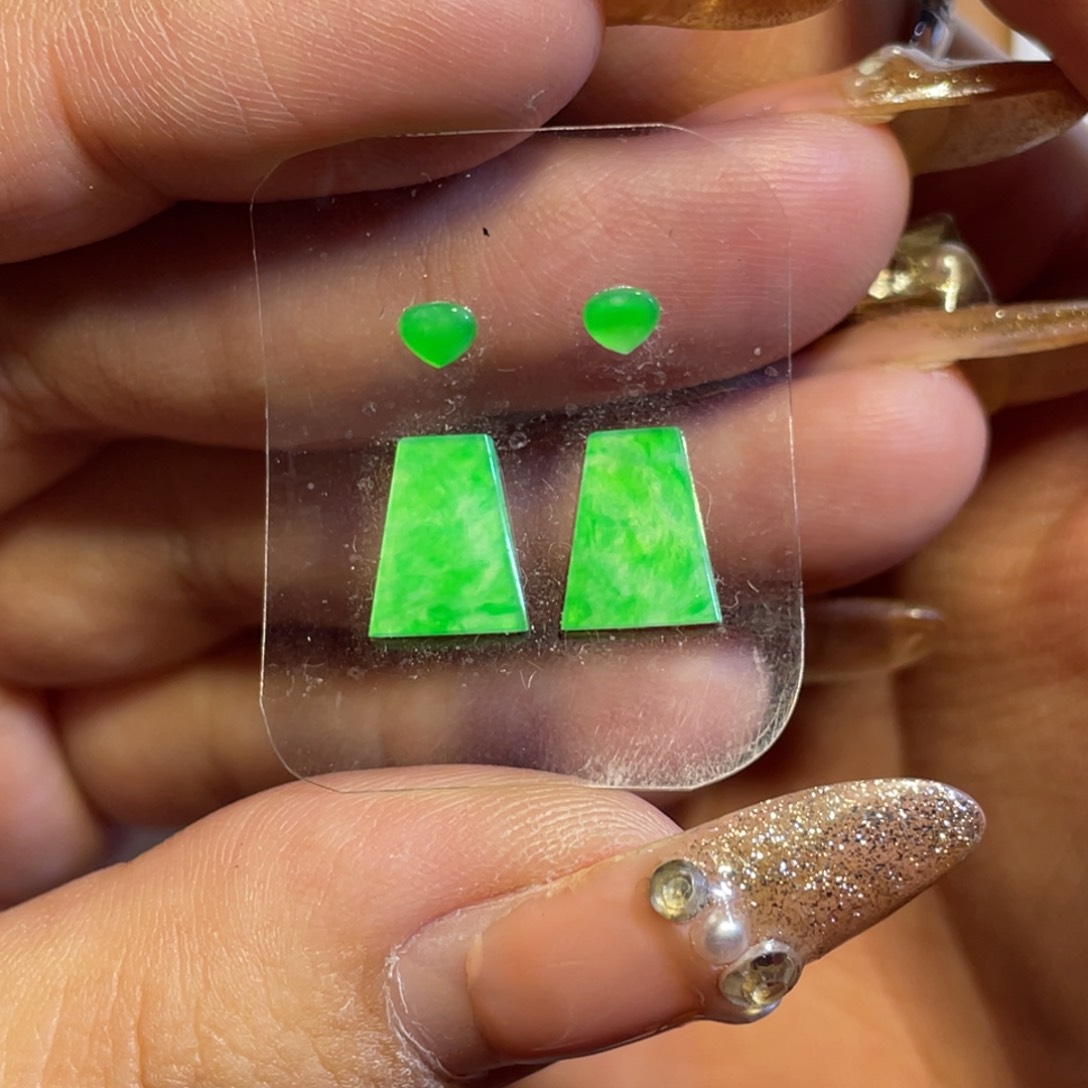 定制翡翠未镶嵌无事牌