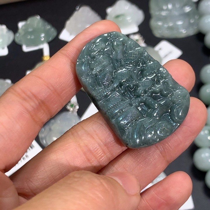 翡翠裸石纯天然a货翡翠