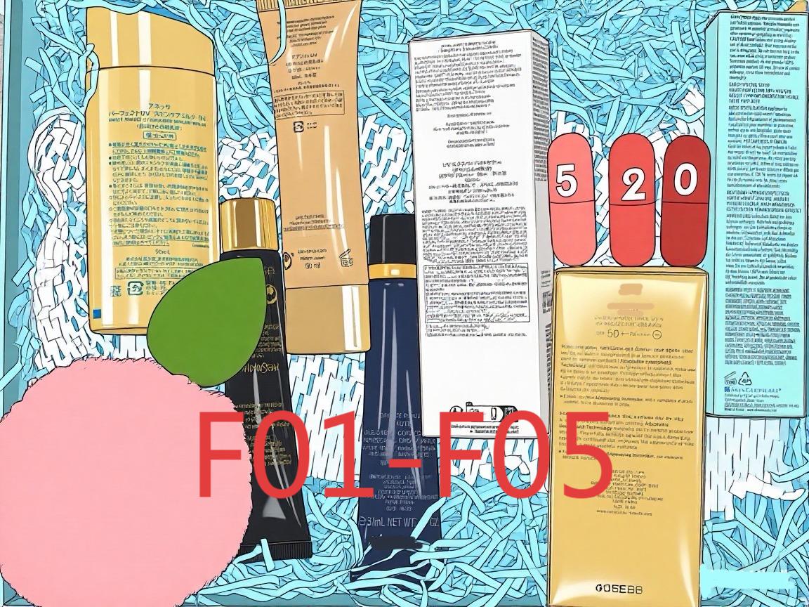 美妆蛋化妆专用护肤尾货直播F01-F05