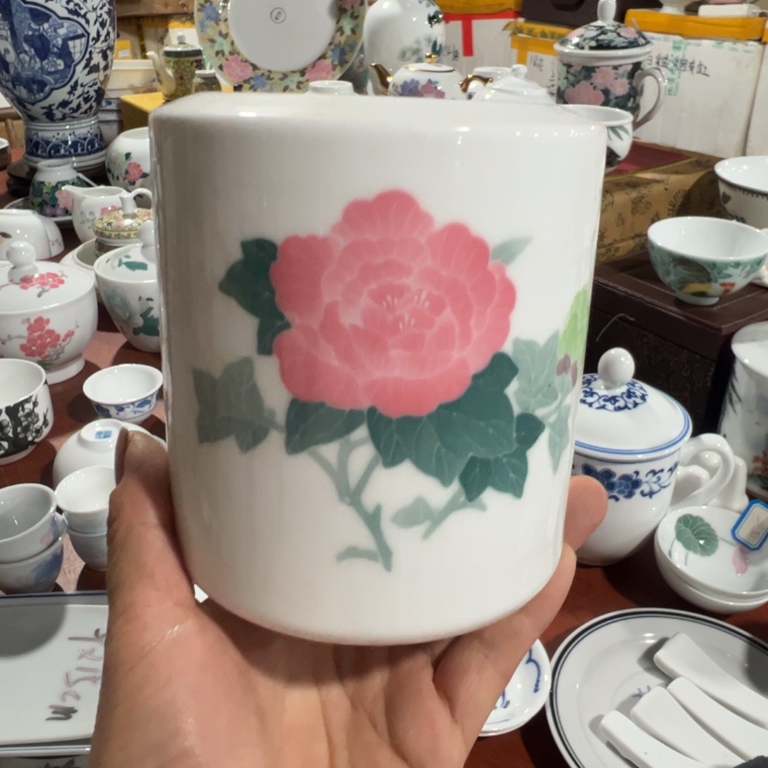 醴陵厂瓷微瑕慎拍