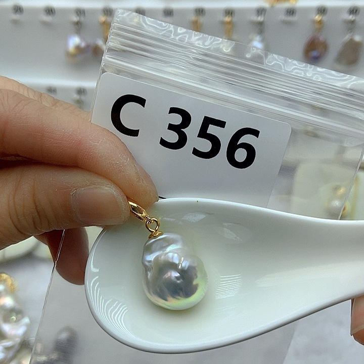 淡水珍珠颈饰银S925镶嵌