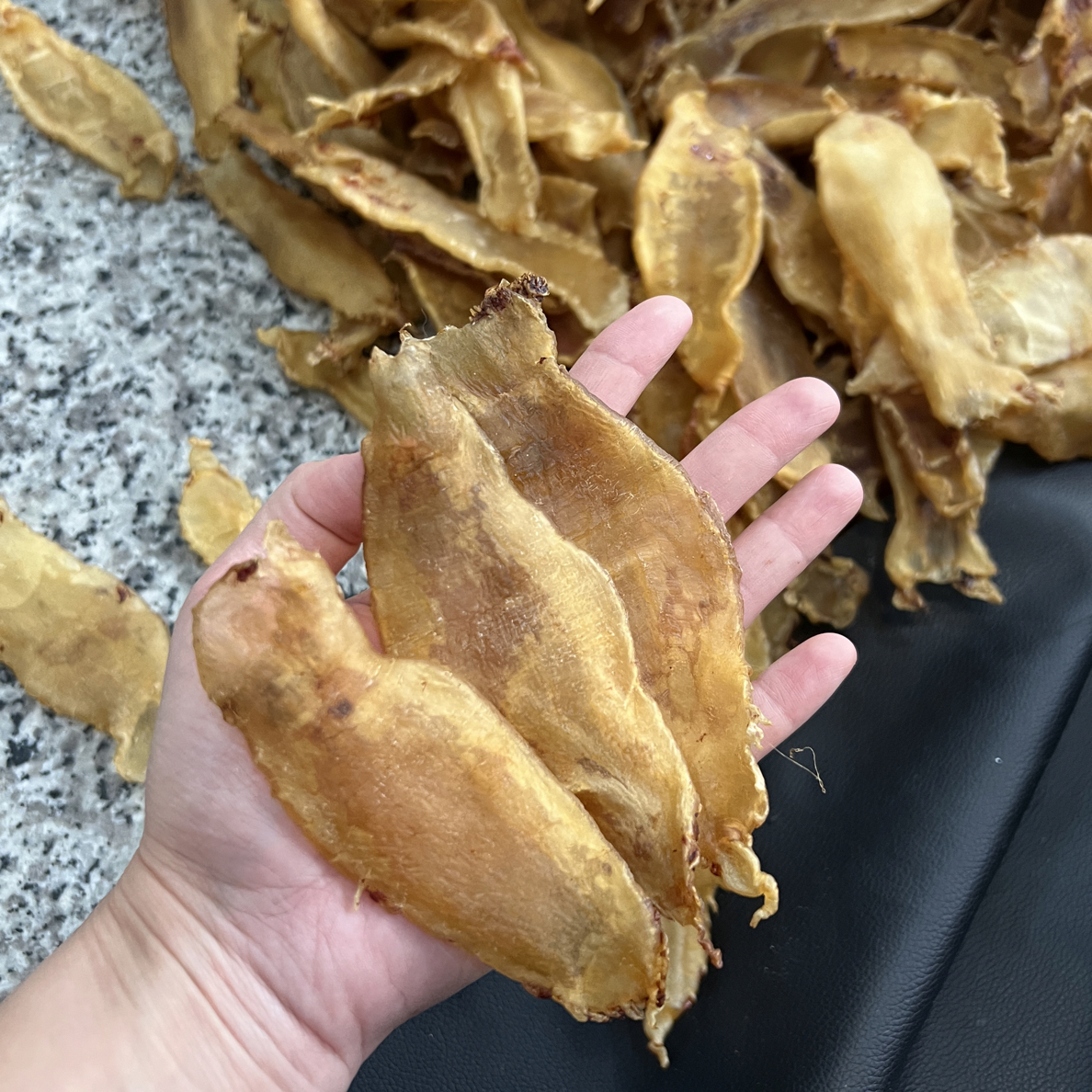 鱼胶本港赤嘴胶33头左右规格花胶干货