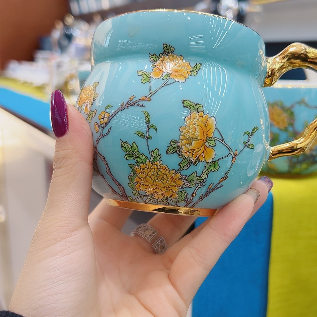 陶瓷果*妈西湖蓝小胖子