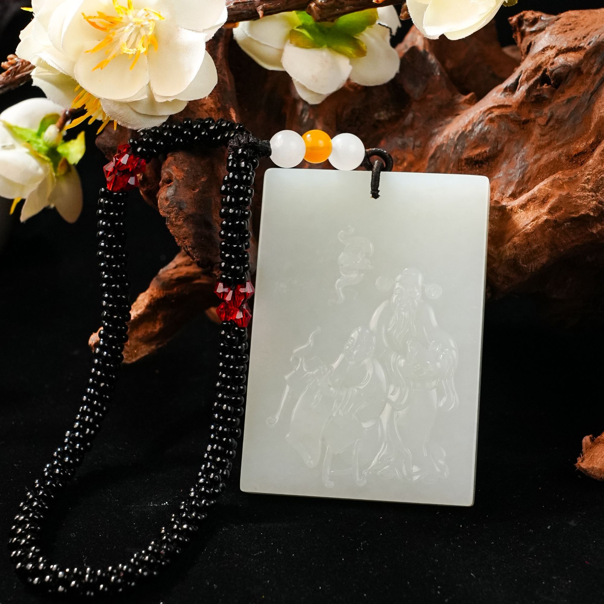 lot18和田玉挂件/qg51125-178092 保利山东拍卖