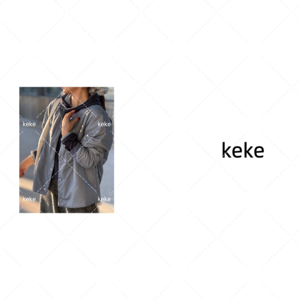 【Keke甄选好物】芭乐粉轻量感显白休闲百搭纯色圆领棉服