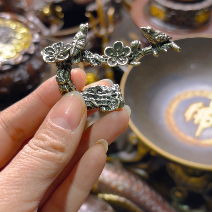 铜器摆件收收藏藏