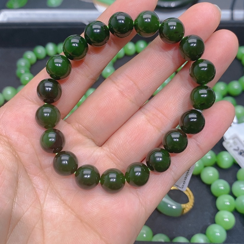 【闪购商品】和田玉（碧玉）手链未镶嵌
