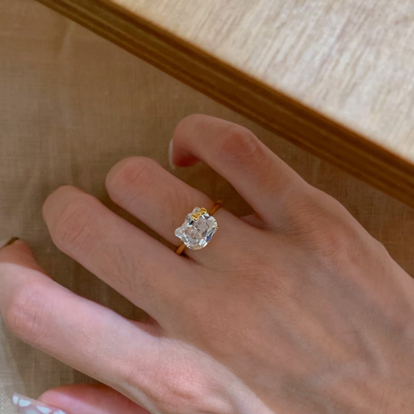 铜合金戒指 J5011 Kt戒指可爱气质简约轻奢时尚高级感百搭指环