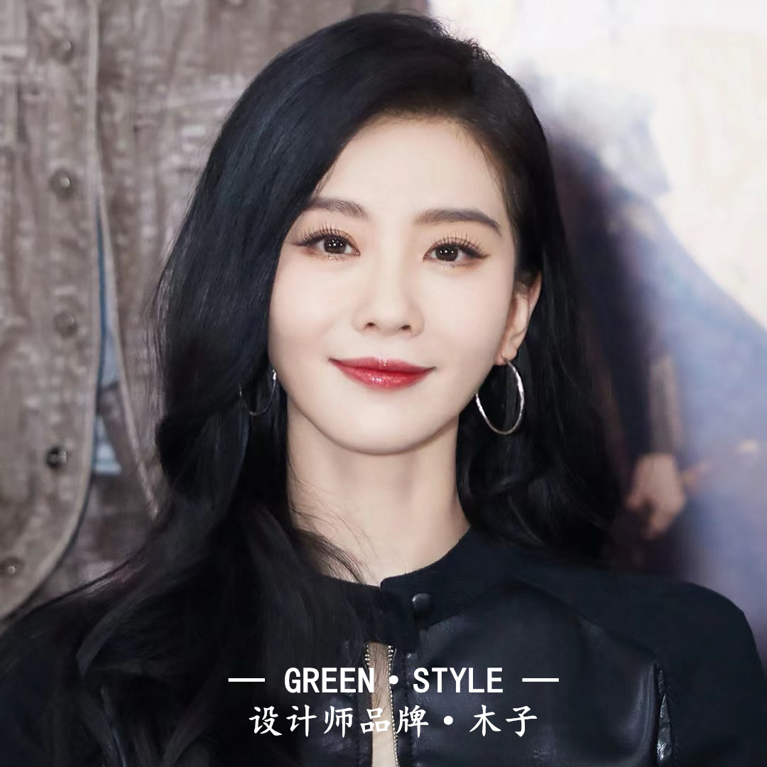 铜合金耳饰 【诗诗同款素圈】一念关山金属风气质时尚平替好物-5089