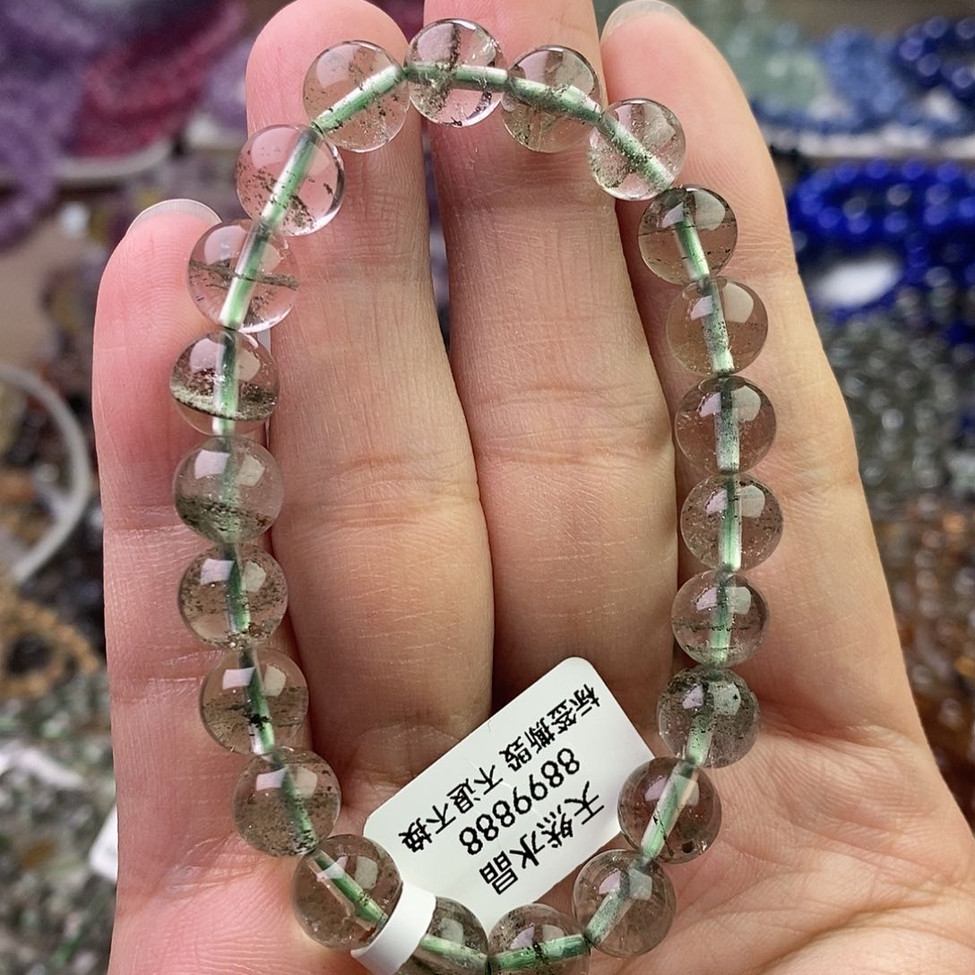 水晶手链未镶嵌@***圆卡8