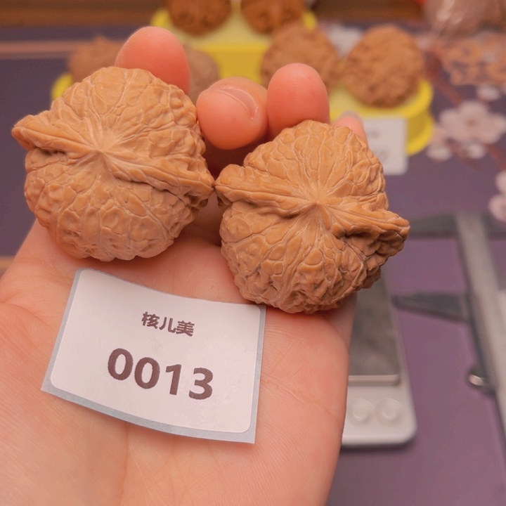 文玩核桃把件南瓜42全品0013