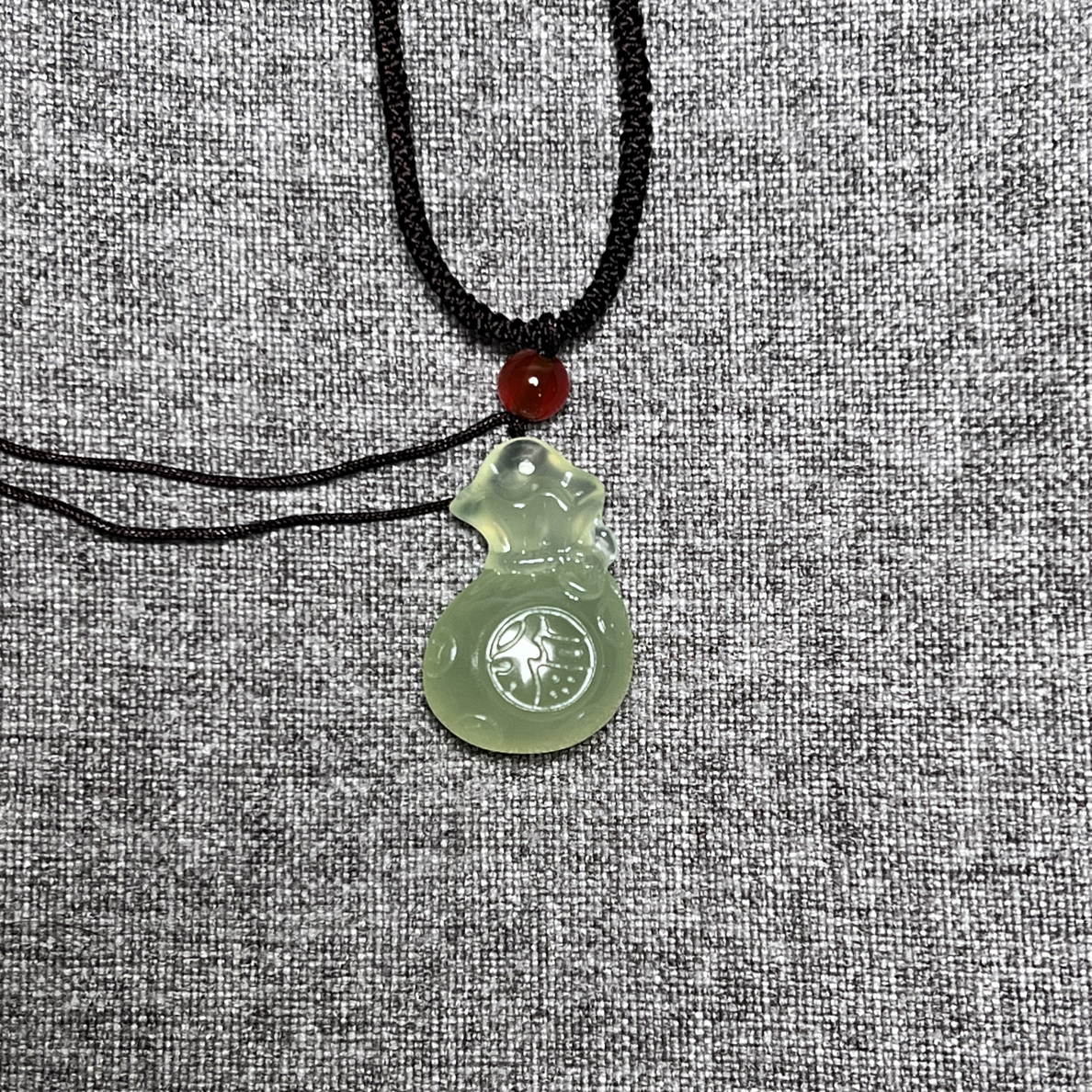 岫玉钱袋福袋寓意福气满满