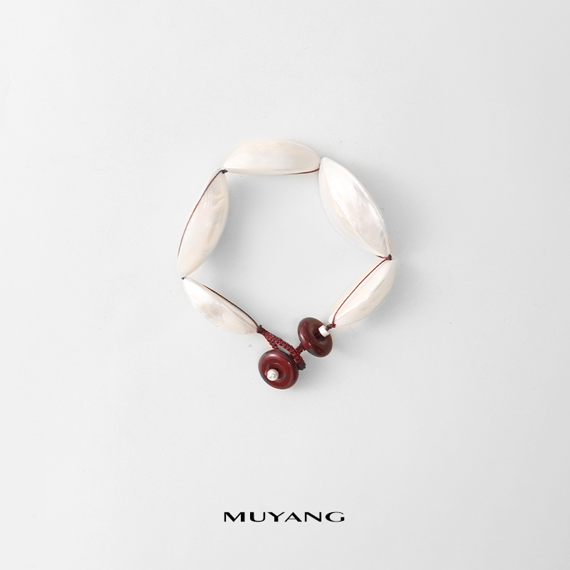 muyang/慕阳 铜合金琉璃手链 气质时尚百搭简约小众悦动手链