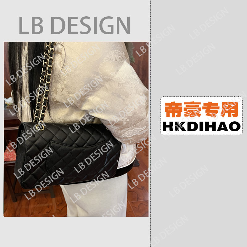 DESIGN【韩C123F黑色25.5CM】手工打造真皮高端定制女士包