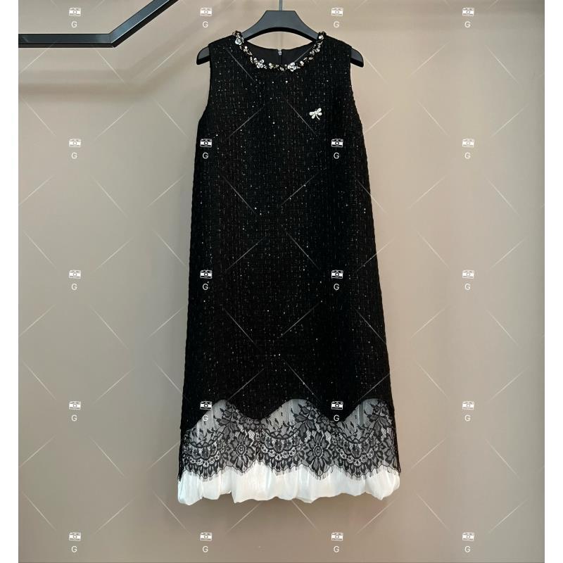 【倩倩】不褪色复古风显瘦默认款式连衣裙女装轻奢秋冬时尚 H-1522