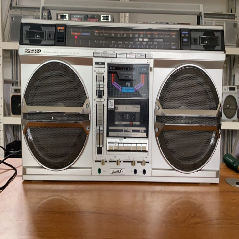 原装535 单卡高端机器怀旧收录机情怀老物件 一物一拍桌面摆件