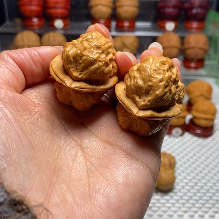 文玩核桃把件15金玉满堂