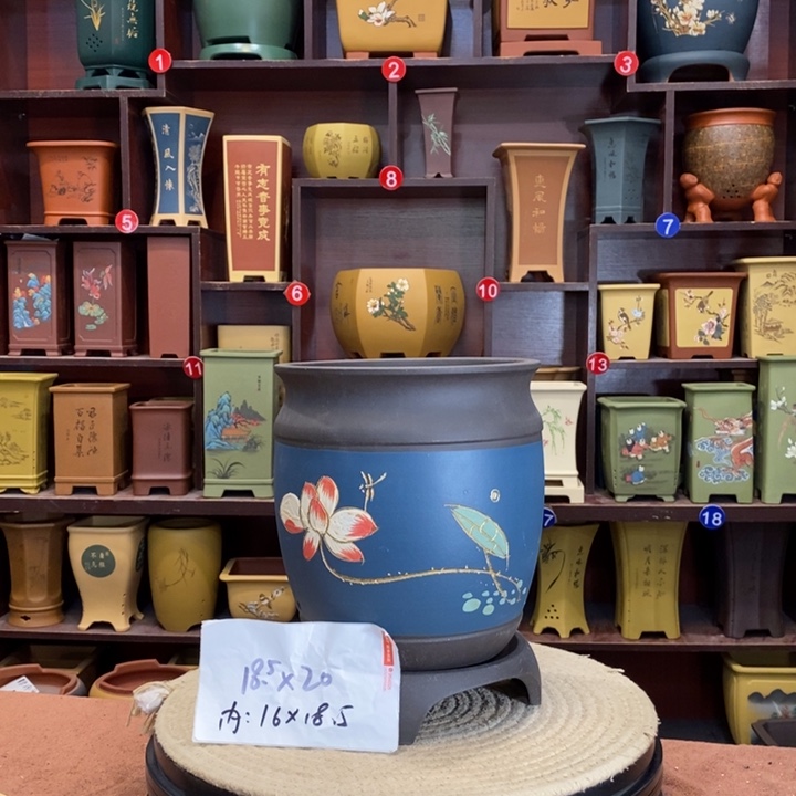 紫砂花盆紫砂作品