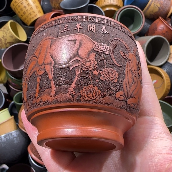 茶杯紫砂全手工紫砂