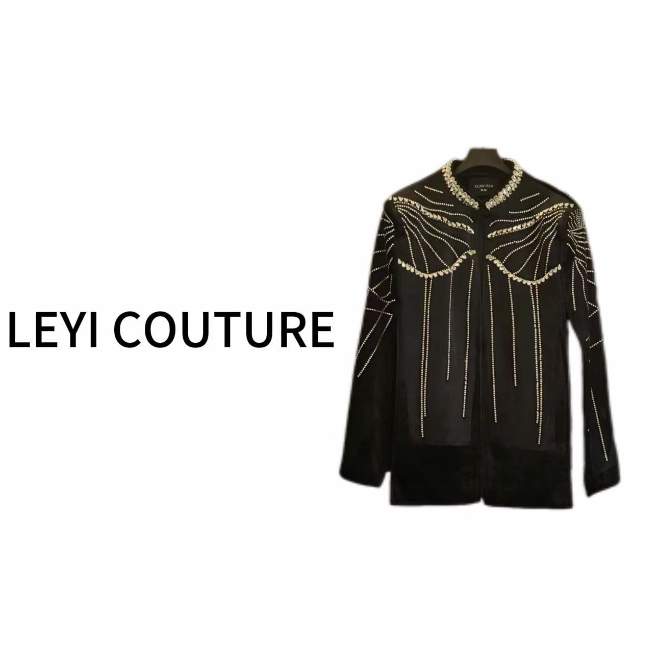 【 LEYI COUTURE】畑畑2025高端气质“眼眶”时尚外套 2511120006