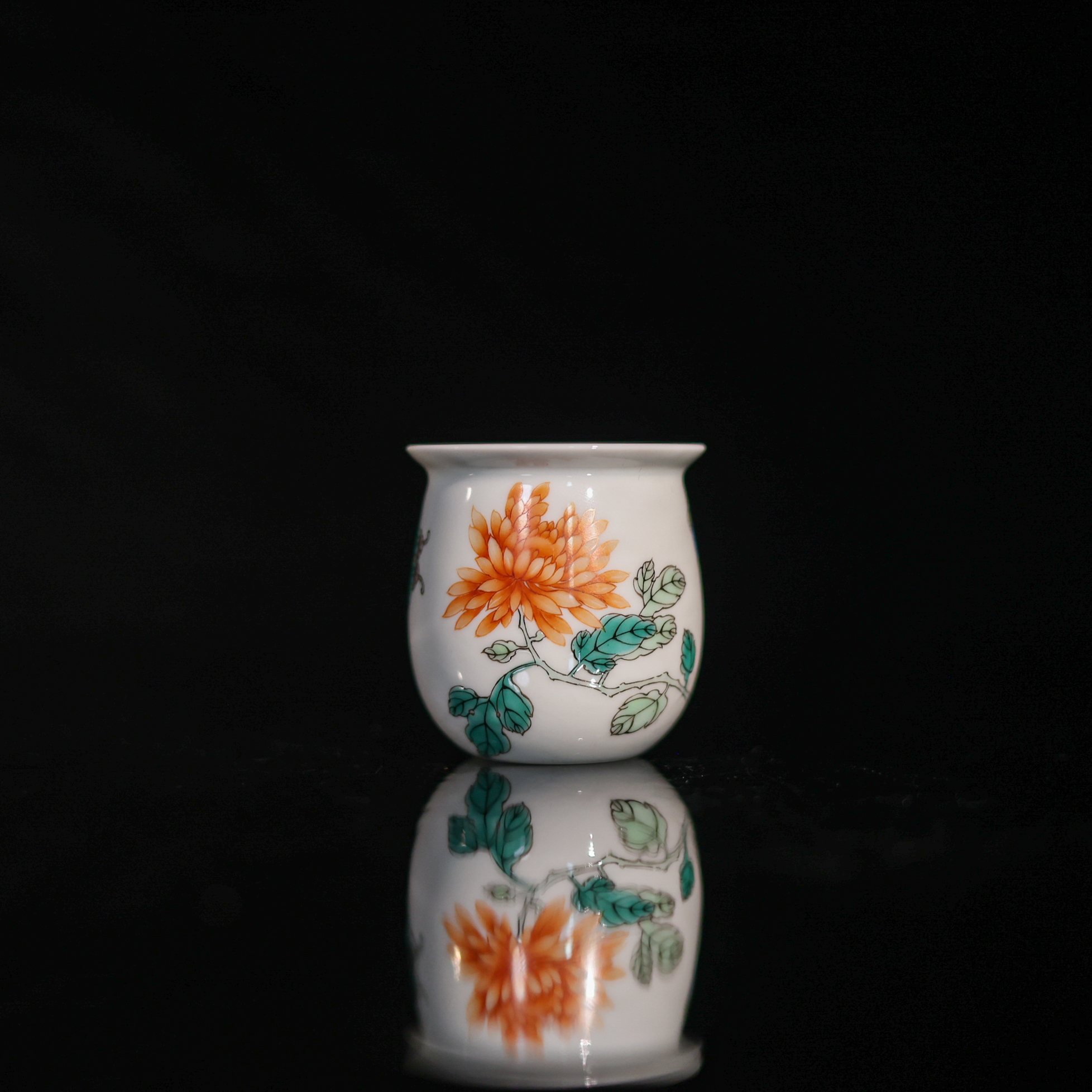 【悦生活】古阅和风-菊花杯（古阅0051）