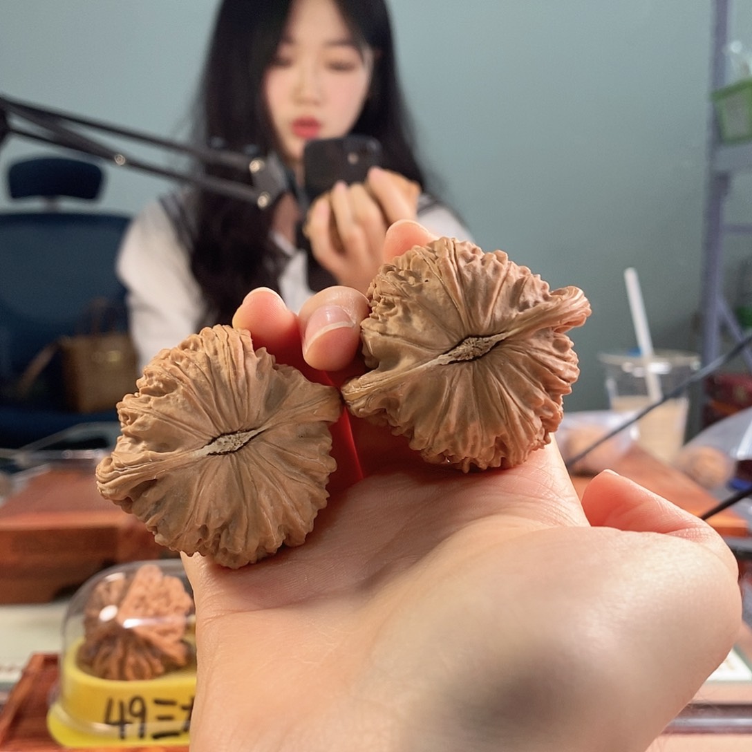 吊坠文玩核桃白狮子