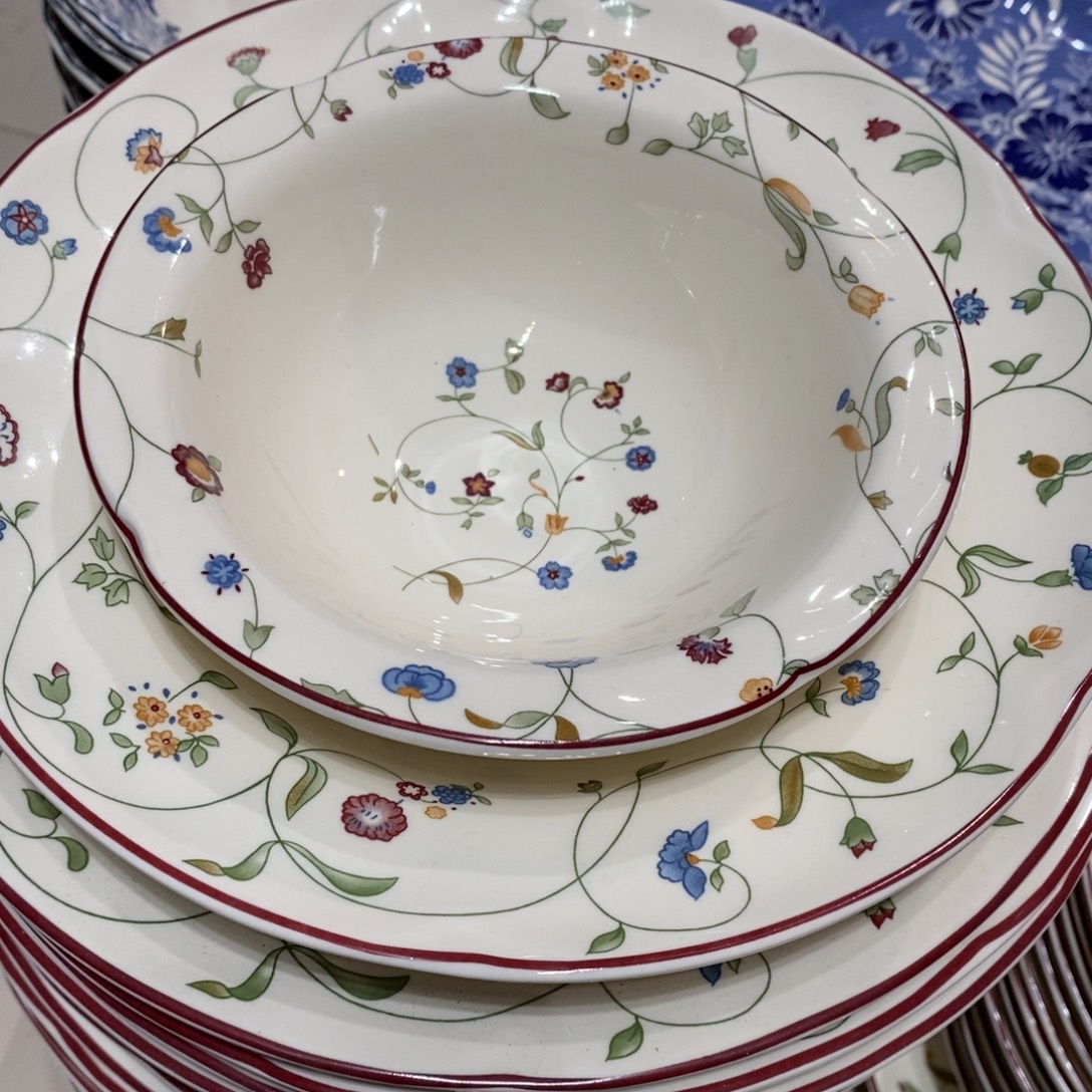 瓷微瑕小花枝3件套