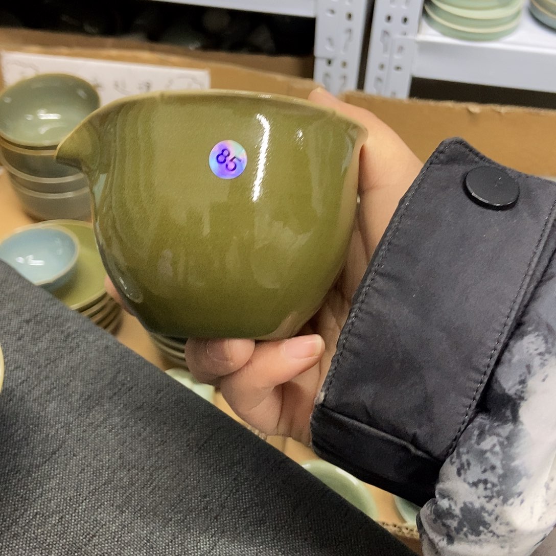 A***g公道杯原矿茶叶末汝瓷