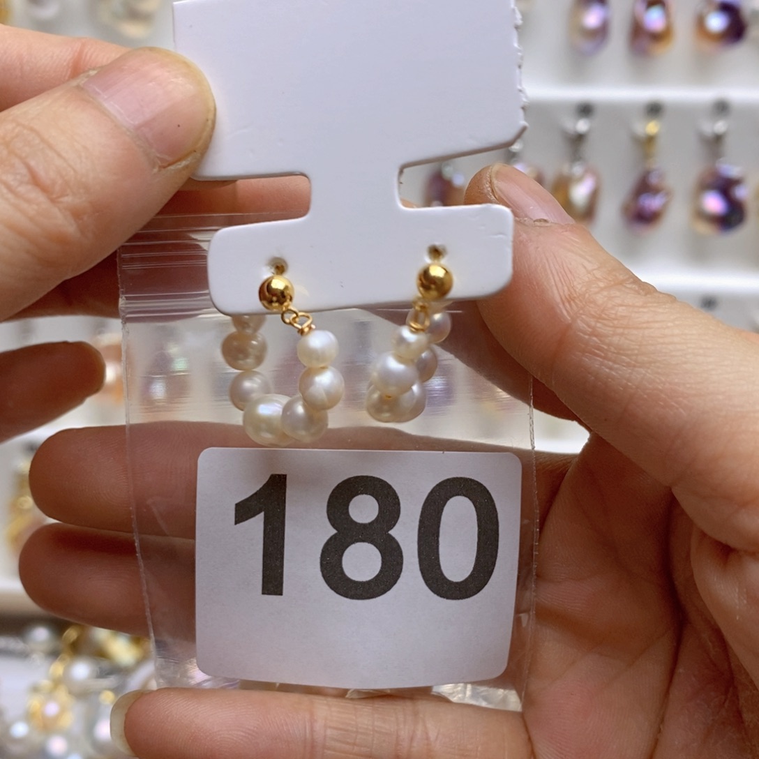 淡水珍珠颈饰银S925镶嵌180