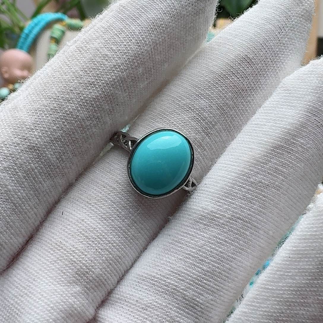 绿松石配饰银S925镶嵌