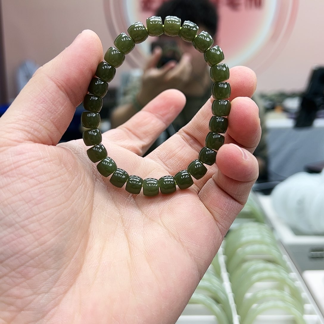 和田玉手串未镶嵌