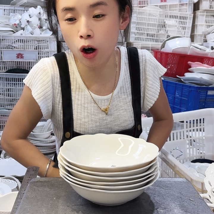 盘微瑕产品……八个面碗
