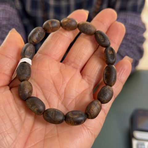 沉香手串红土乌身虫漏沉水9克卡0.9多样性发1串